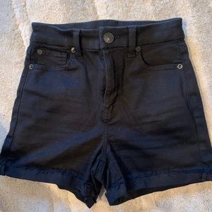 American Eagle Curvy Hi-Rise Shortie Shorts